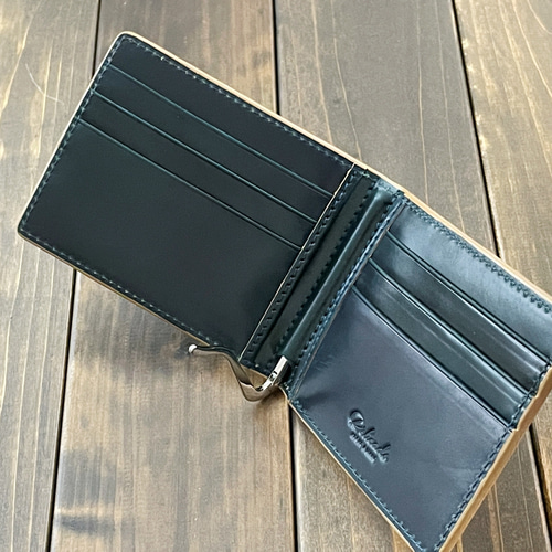 【早い者勝ち1点のみ値下げ】HORWEEN シェルコードバン　マネークリップ Horweenシェルコードバンのシンプルなマネークリップ / atelier
