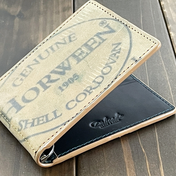 HORWEEN ホーウィン シェルコードバン マネークリップ 7枚目の画像