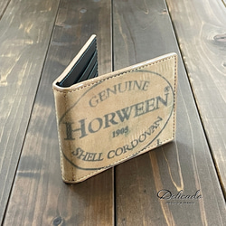 HORWEEN ホーウィン シェルコードバン マネークリップ グリーン