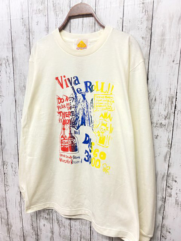 ROLLOVER ロングスリーブTシャツ　長袖　オフホワイト SW2-50 5枚目の画像