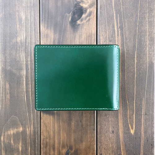 レーデルオガワ コードバン グリーン マネークリップ マネークリップ