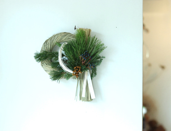 松のシンプルしめ縄 しめ縄・しめ飾り お花とアクセサリーのお店 通販