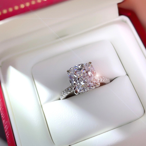 キラキラshop 歩け 豪華 2.5ct ギラギラ ダイヤリング pt ラージメレ 