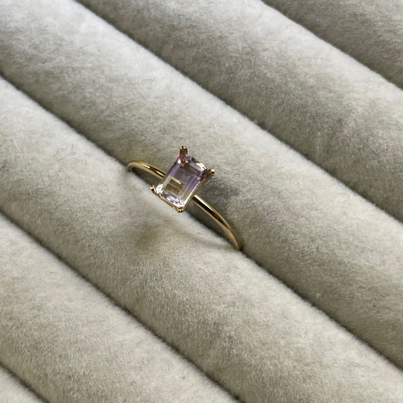 Ametrine  ring ... 14kgf 4枚目の画像