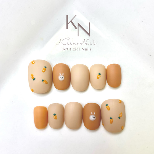 なち様✾ネイルチップ Kitsch - FINGER SUIT(フィンガースーツ)ネイルチップ