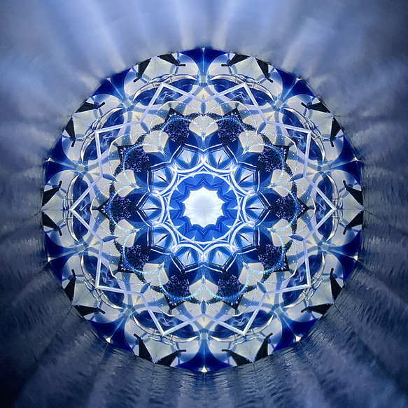 美狄亞的魔法-魔幻藍-白底【萬花筒/訂做】 第4張的照片