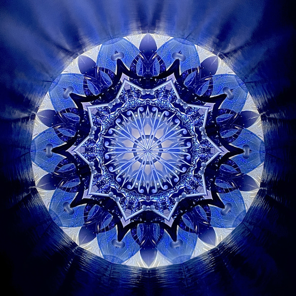 美狄亞的魔法-魔幻藍-白底【萬花筒/訂做】 第8張的照片