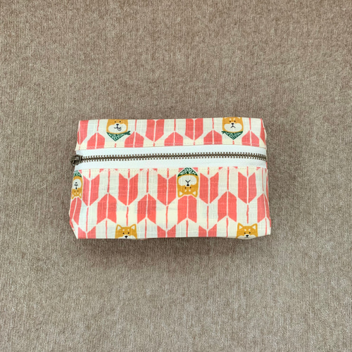 再販☆mini☆ウェットティッシュケース☆除菌シートポーチ☆柴犬