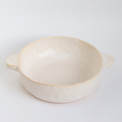 耐熱陶器　グラタン皿【1人用】 ホワイト【限定生産】 3枚目の画像