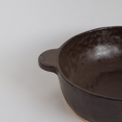 耐熱陶器　グラタン皿【1人用】 ブラウン【限定生産】 3枚目の画像