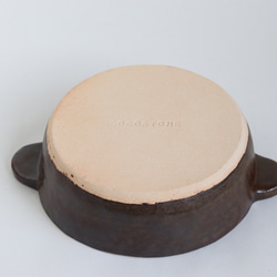 耐熱陶器　グラタン皿【1人用】 ブラウン【限定生産】 6枚目の画像