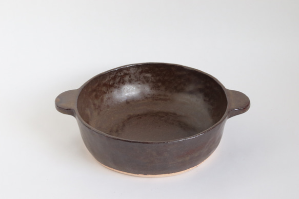 耐熱陶器　グラタン皿【1人用】 ブラウン【限定生産】 4枚目の画像