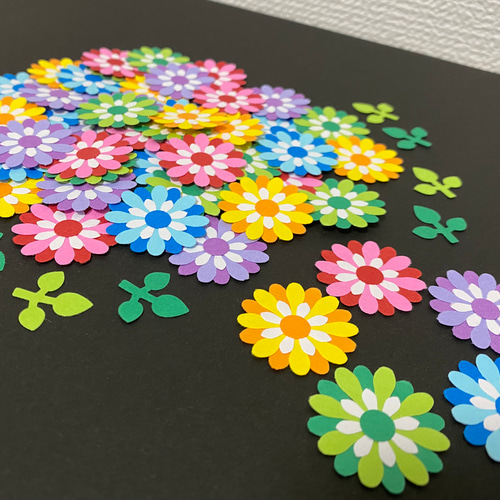 ①クラフトパンチ 花 フラワー 春 イベント 壁面飾り アルバム その他