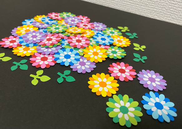 ④ クラフトパンチアルバム季節1年素材壁面飾り