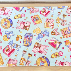 お菓子アニマル　お弁当袋✖️ランチョンマット　25×35 3枚目の画像