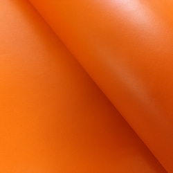ロイスkip　牛革 ベジタブル　aragosta(オレンジ) 厚さ1.3mm 112～114デシ程度 3枚目の画像