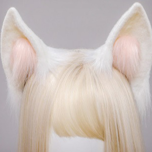 ケモ耳 カチューシャ リアル 手作り キツネ耳 猫耳 トナカイ耳  