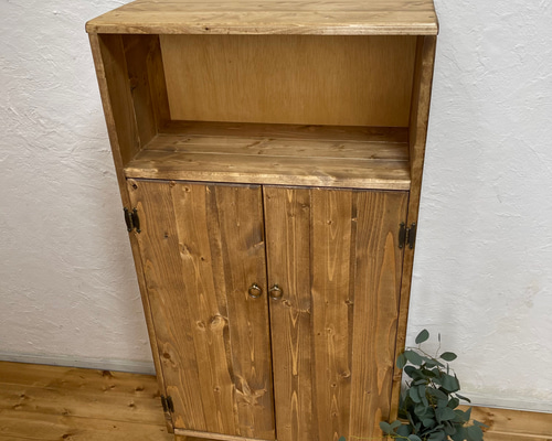 サイズ、デザインオーダー可！２引出２観音扉キャビネット●エスプレッソ無垢受注製作 5bb0e15ab4ee73c213e5ebe98344e5