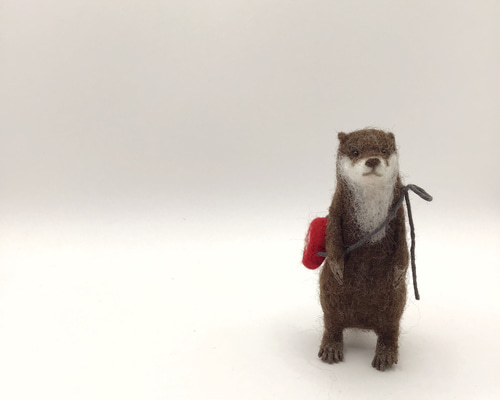 カワウソくん　羊毛フェルト　大きめ Amazon.co.jp: ハマナカ 羊毛フェルトキット ニードルフェルトで