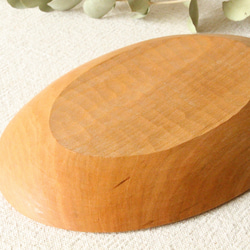 木のオーバル皿（チェリー）#ODG-CH-02 7枚目の画像