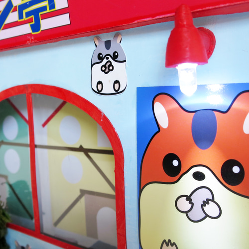 新柄ラミネート オーダーページです。 ハムスター、アニマルレトロ