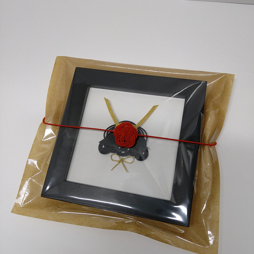 水引アートフレーム】松竹梅 ゴールド その他雑貨 水引Labo
