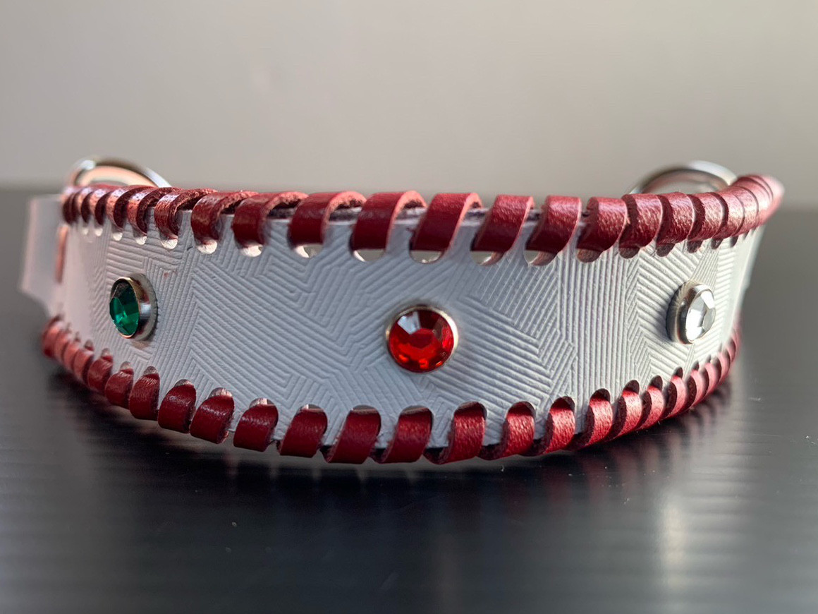 犬の本革ハーフチョークNo.211(小型犬)