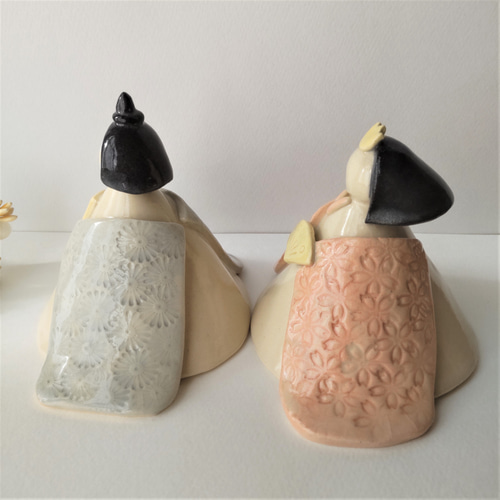 新作2023】白いおひな様2 ひな人形・雛飾り つち日和 通販 15158431