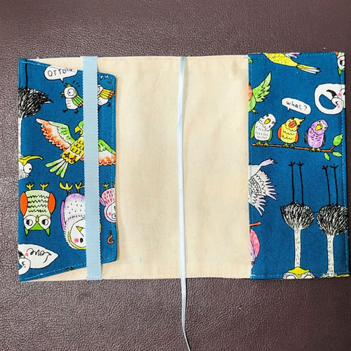 願いの鳥 文庫本サイズ ブックカバー ハンドメイド
