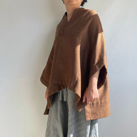 Unique item | Triangle HAORI with a Brooch -TRH260 第2張的照片