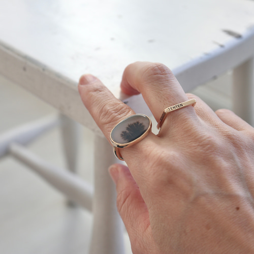 デンドリティックアゲート リング【STUDIO TENTEN】