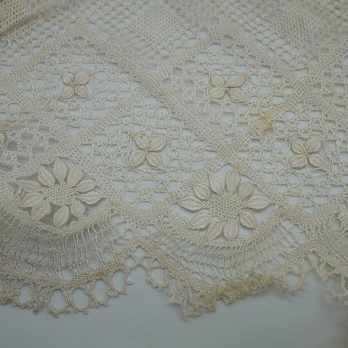 フランスアンティ―クハンドメイドボビンレース A（カット販売） レース