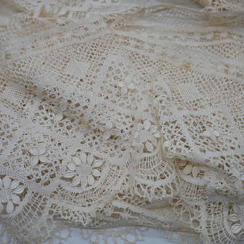フランスアンティ―クハンドメイドボビンレース A（カット販売） レース