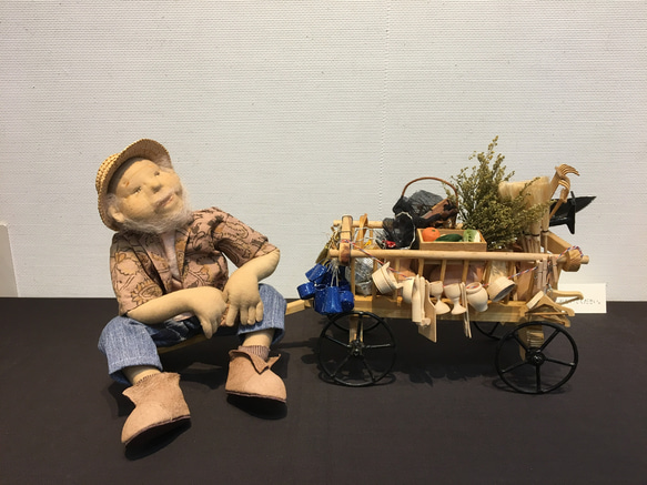 布人形アート作品】ひとやすみ 立体・オブジェ 創作人形工房じゃがいも