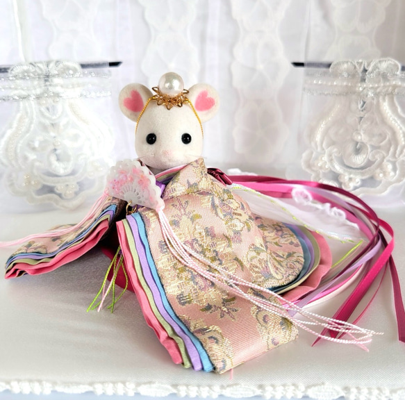 465 ひなまつり 小さな着せ替えお着物〈お姫様〉十二単《西陣織