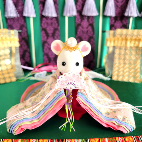 465 ひなまつり 小さな着せ替えお着物〈お姫様〉十二単《西陣織 465 ひなまつり 小さな着せ替えお着物〈お姫様〉十二単《西陣織