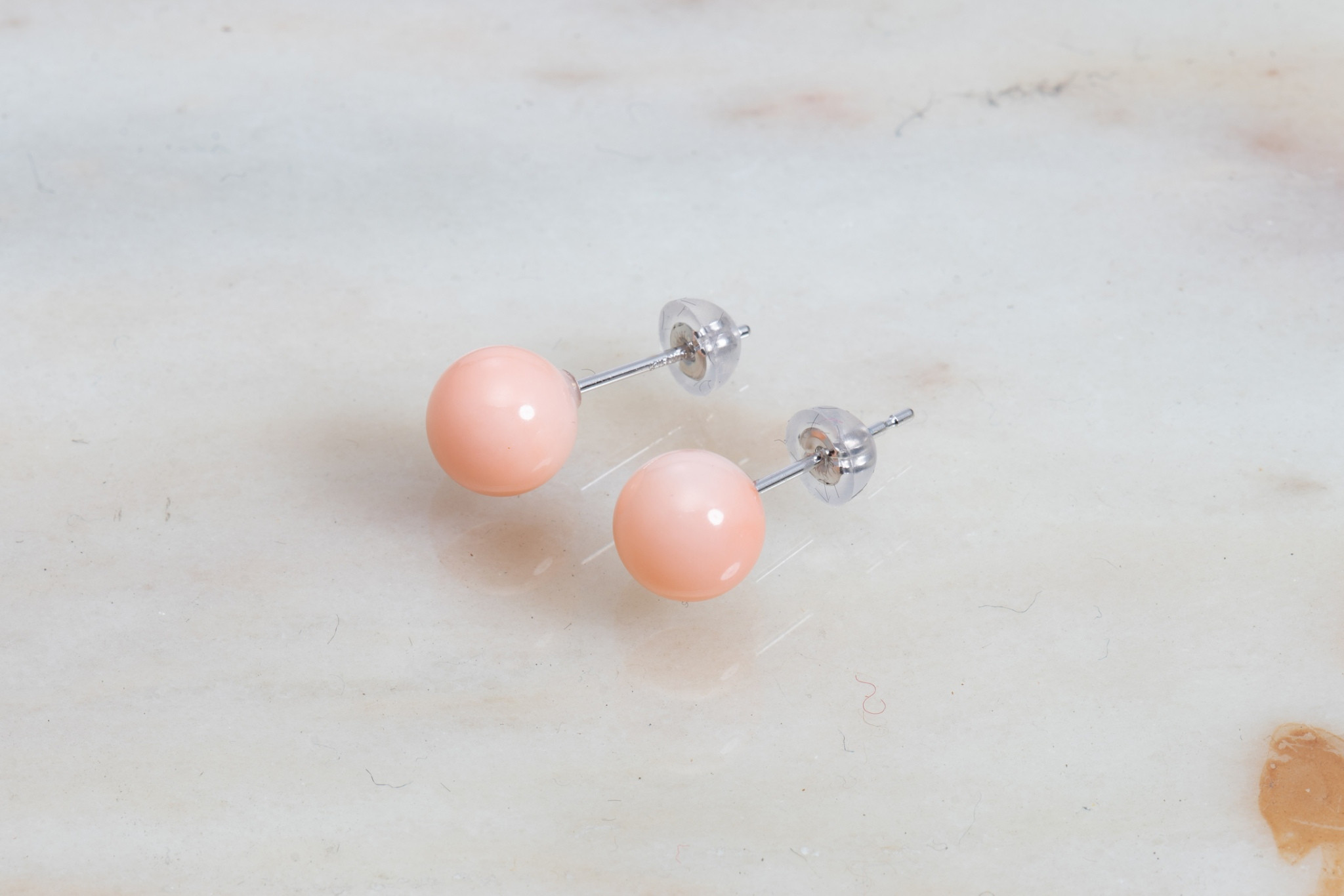 《coral》ミス（ピンクサンゴ）のピアス