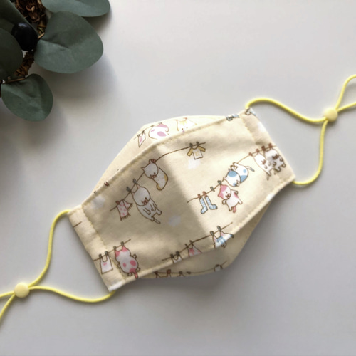 ☆送料無料☆ 子供用舟形ガーゼタイプ ゴム調整ストッパー付 折り上げ