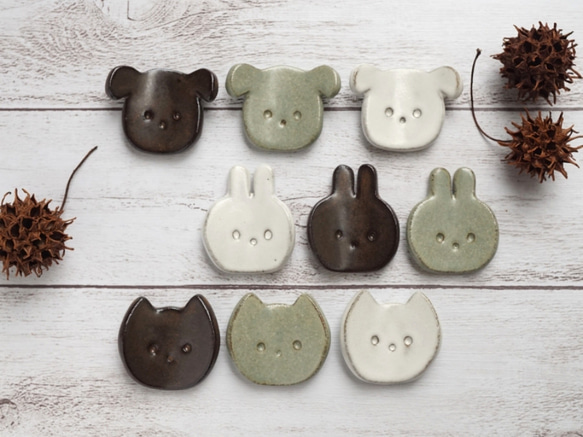 cuteな箸置きセット/イヌ・ネコ・ウサギ 4枚目の画像