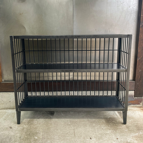 インダストリアル ヴィンテージ アイアン ラック 鉄製 シェルフ 黒 ブラック 楽天市場】スチールラック5段 おしゃれなヴィンテージ風 幅90cm