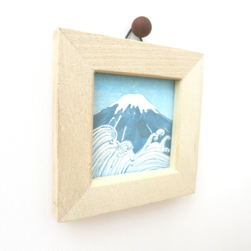 富士山 日本画 額 絵画