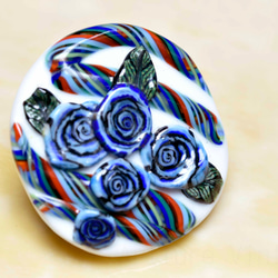 KENZO ケンゾー ピンブローチ ローズ 薔薇 アンティーク