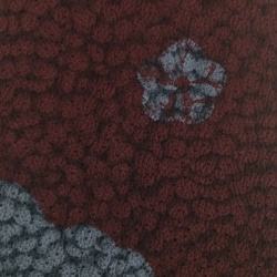 油滴天目文様と染め分け文様　上質な正絹のメンズリバーシブルマフラー 14枚目の画像