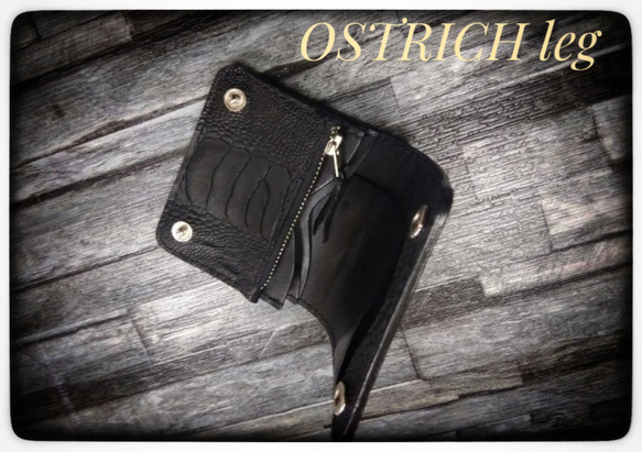 ◇トラッカーウォレット ◇スリム М◇グレージングオイルヌメ  