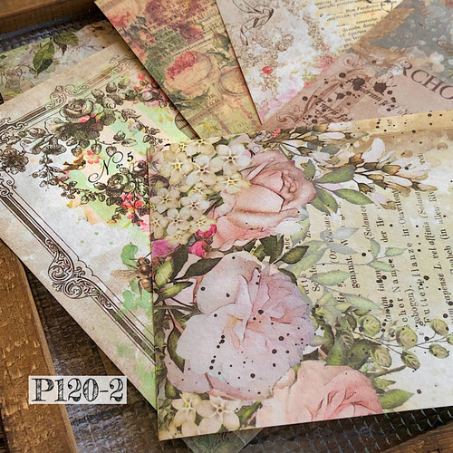 送料無料【P120-2 コラージュ素材】海外紙モノ デザインペーパー 送料無料【P120-2 コラージュ素材】海外紙モノ デザインペーパー