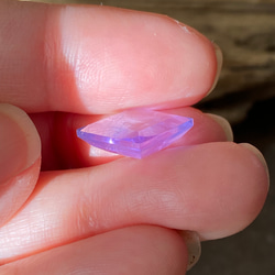 レア♢AAA イットリウム ラベンダーフローライト♢ 藤色が美しい フローライト ルース 09  天然石 6枚目の画像