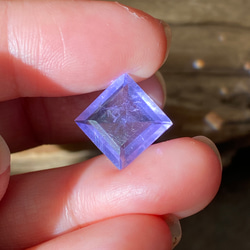 レア♢AAA イットリウム ラベンダーフローライト♢ 藤色が美しい フローライト ルース 09  天然石 7枚目の画像