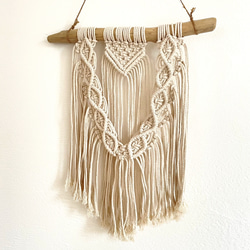 シンプル マクラメタペストリー 壁掛けインテリア オシャレな玄関