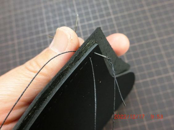 VENTLAX　TAKIBI TONGS　薪バサミ　炭バサミ　シース　本革製カバー　ブラック 9枚目の画像