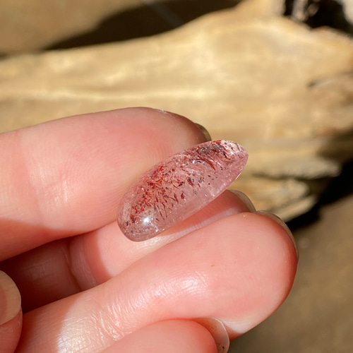 レア ファイヤークォーツ ルース 03 レピドクロサイトイン 天然石